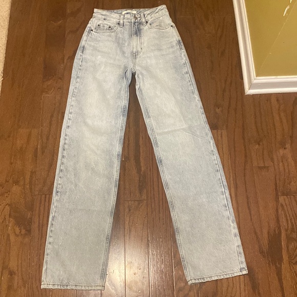 size:24 PacSun sun bleached 90s loose fit jeans - Picture 2 of 2